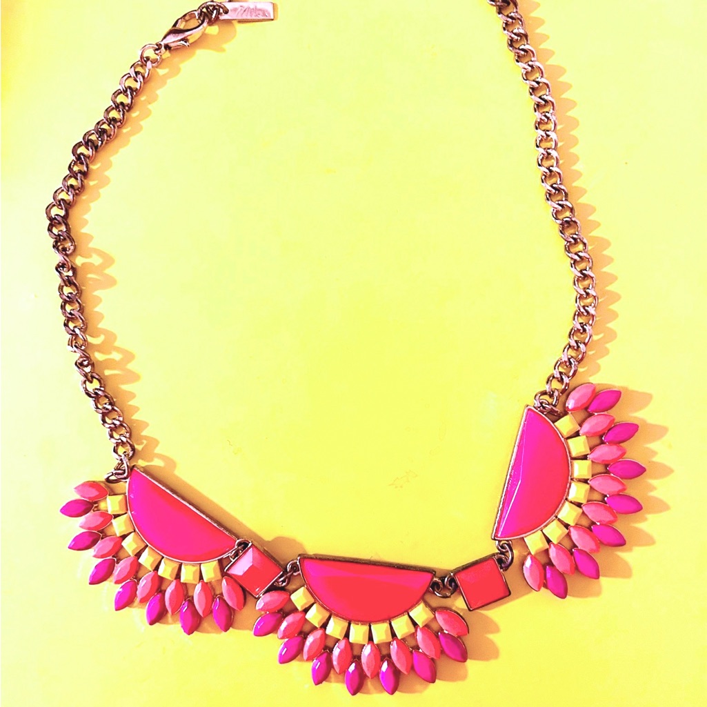Mika Bold Colors Necklace Wow! Clearance